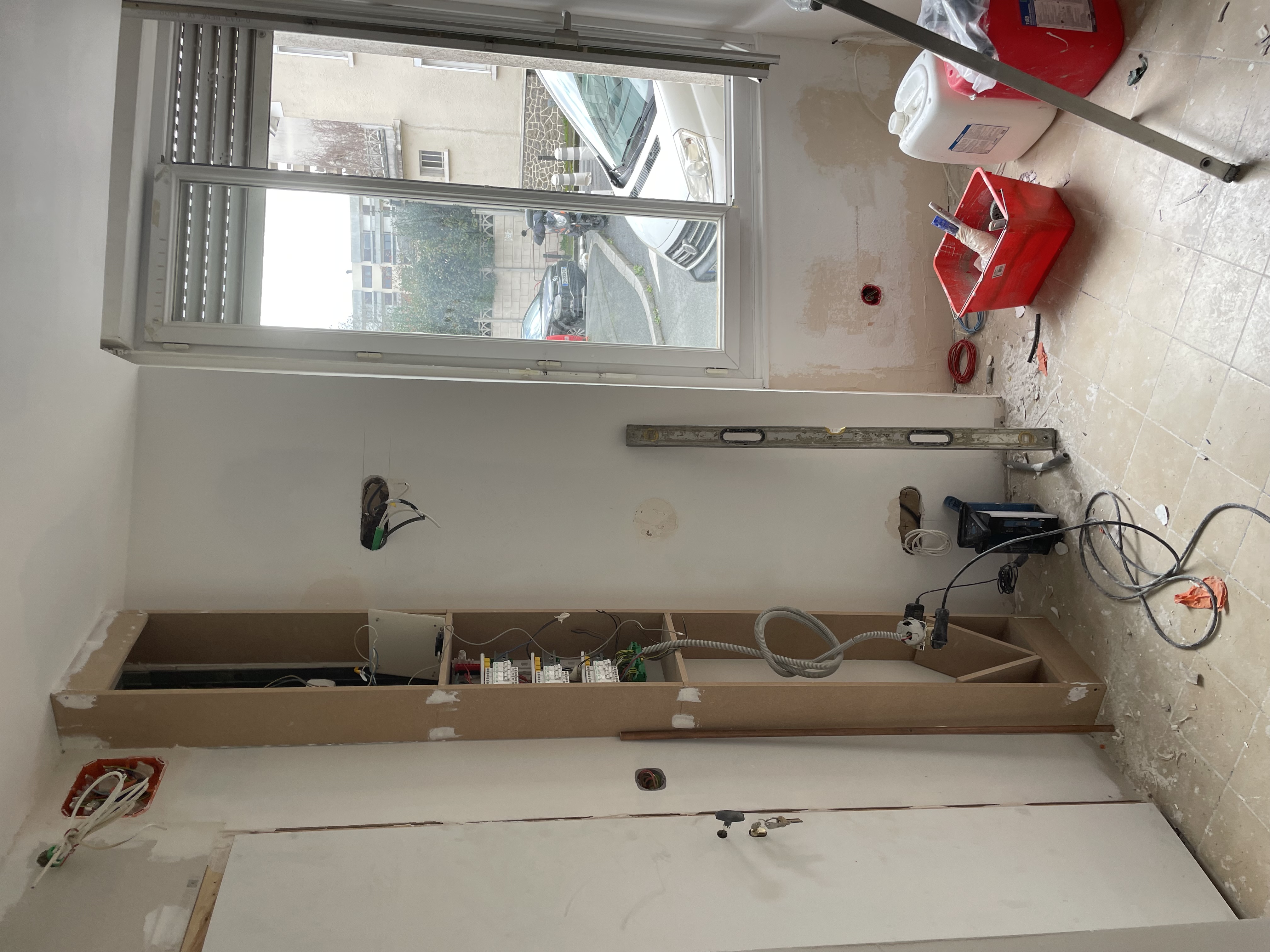 Rénovation cuisine Angers en cours — C.R.A.C